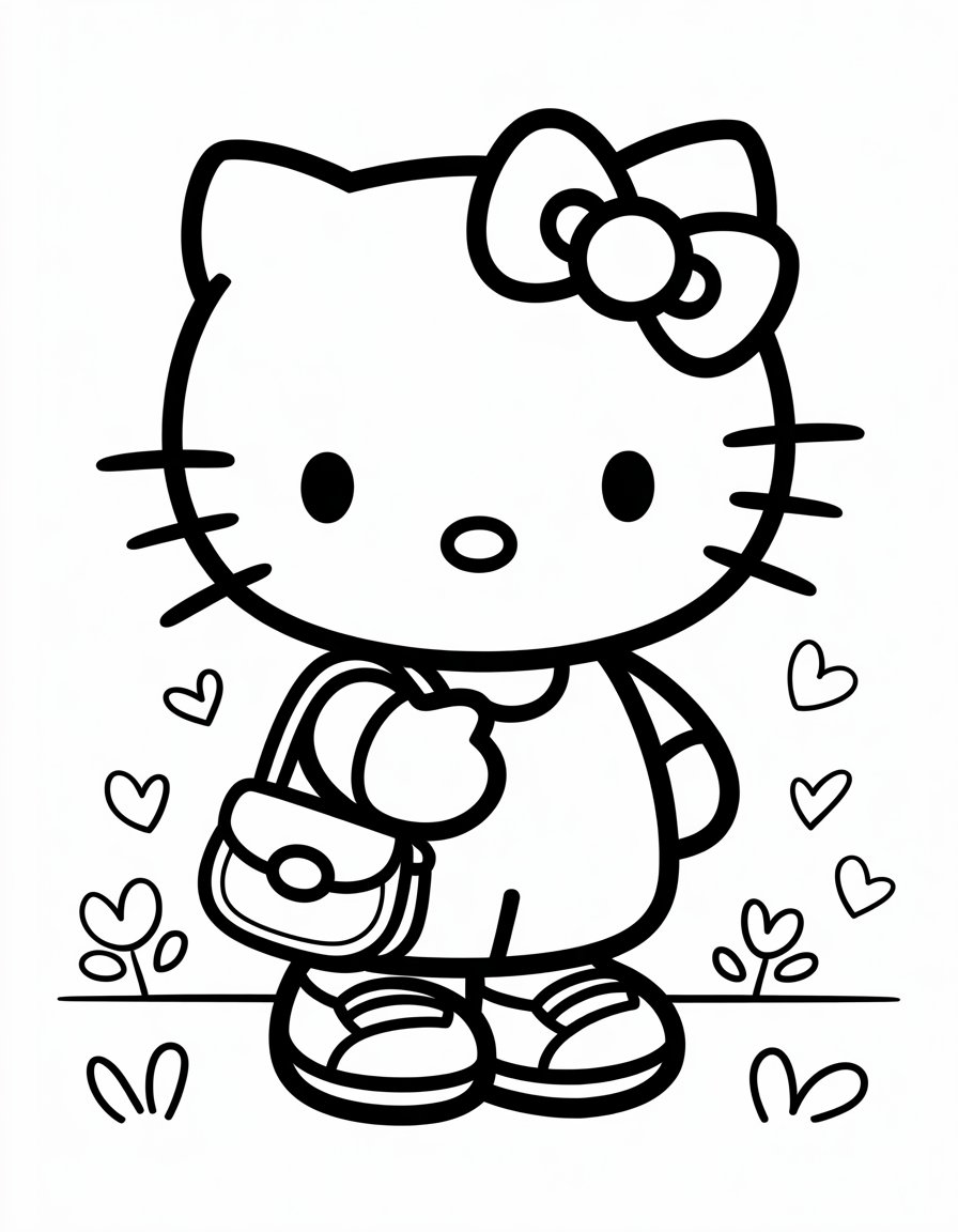 Hello Kitty with Purse
